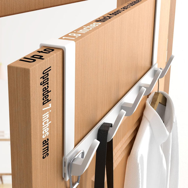 TELOVIN Over The Door Hooks Hanger With Extended Arms Bathroom